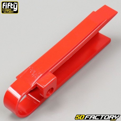 Patín de cadena Derbi Senda, Gilera SMT, RCR, Aprilia  SX RX Fifty  rojo