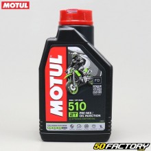 Huile moteur 2T Motul 510 technosynthèse 1L