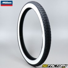 Pneu 2 1 / 4-18 (2.25x18) 42J Mitas B4 whitewall Motobécane pneu