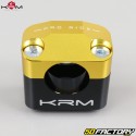 XNUMXmm handlebar clamps to XNUMXmm KRM Pro Ride  black and gold