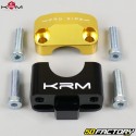 XNUMXmm handlebar clamps to XNUMXmm KRM Pro Ride  black and gold