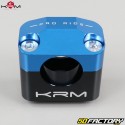 Lenkerklemmen XNUMXmm bis XNUMXmm KRM Pro Ride Vibrationsdämpfer, schwarz und blau