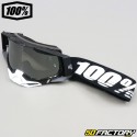 Crossbrille 100% Racecraft 2 schwarz mit silberfarbenem Iridiumvisier