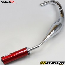 Exhaust pipe Voca chromed Beta RR 50 (from 2011) red silencer