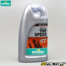 Aceite de motor 4T 5W40 Motorex Top Speed ​​100% sintético 1L