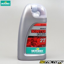 Huile moteur 2T Motorex Scooter Forza 100% synthèse 1L