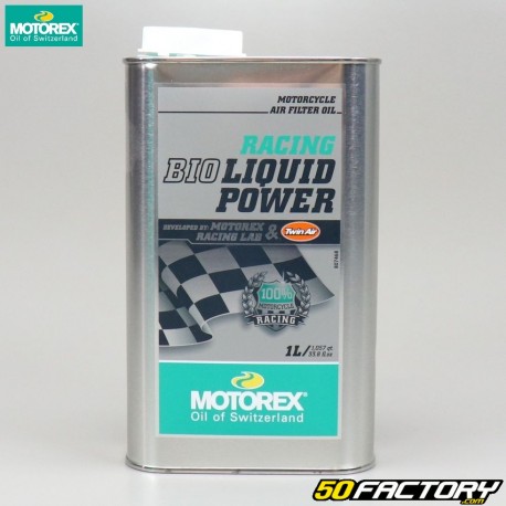 Motorex Luftfilteröl Racing  Bio-Flüssigkeit Power 1L