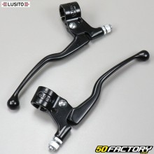 Brake handles Peugeot 103, MBK 51, Long black metal Lusito Motobécane