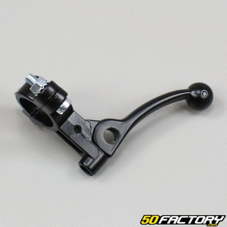 Decompressor lever, starter Peugeot  XNUMX, MBK XNUMX ... black aluminum