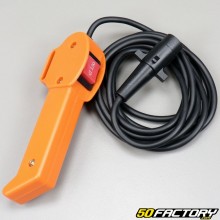 Orange electric winch switch