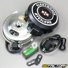 Electronic ignition (small cone) 12V complete with CDI box and ignition coil Peugeot 103 (kit)