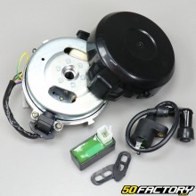 Electronic ignition (large cone) 12V complete with CDI box and ignition coil Peugeot 103 (kit)