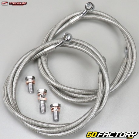 Tubi freno anteriori Suzuki LTR 450 Streamline grigio