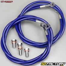 Mangueras de freno delantero Yamaha Banshee  XNUMX líneas aerodinámicas azules