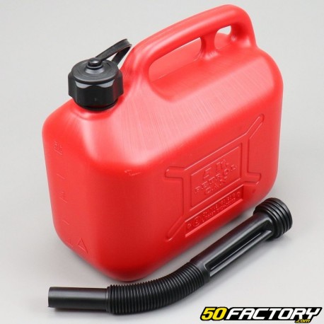 KOTARBAU Bidon double pour carburant et huile 5 l + 3 l 2 en 1 avec bec  verseur pour carburant et huile rouge : : Auto et Moto