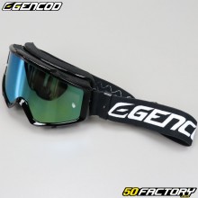 Gafas Gencod  pantalla negra iridio oro