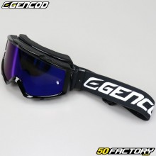 Goggles Gencod black iridium blue screen