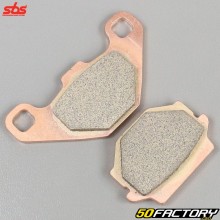 Sintered metal brake pads Derbi DXR  XNUMX, Husqvarna WRK XNUMX, Yamaha  YFM Grizzly  XNUMX… SBS off road