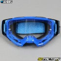 Ahdes neon blue mask with clear screen