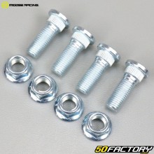 Wheel nuts and studs Yamaha Blaster 200 Moose Racing gray (kit)