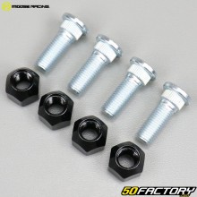 Wheel nuts and studs Yamaha YFM Grizzly 600, Big Bear 350 ... Moose Racing (Kit)