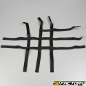 Nerf Bars Gurte Yamaha YFZ 450R, YFM Raptor Und 700 Suzuki Schwarz LTR