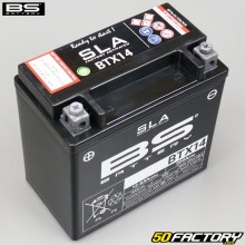 Batterie BS Battery BTX14 12V 12Ah gel sans entretien Aprilia SRV, Gilera, Italjet...