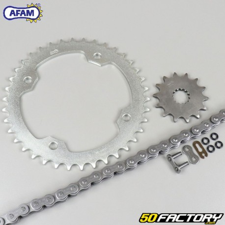 Kit de cadena de junta tórica reforzada XNUMXxXNUMXxXNUMX (XNUMX) Yamaha  YFZ XNUMX Afam  gris