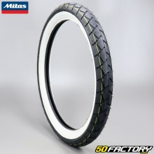 2 1/2-17 (2.50-17) 43J Mitas MC11 whitewall moped tire