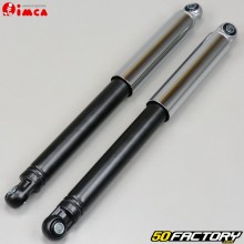 370mm smooth rear shock absorbers Peugeot 103, MBK 51 and Motobécane chrome and black Imca