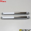 320mm smooth rear shocks Peugeot 103, MBK 51 and Motobecane chrome and gray Imca