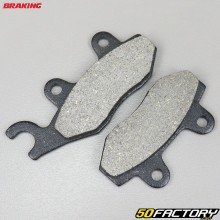 HM organische Bremsbeläge, Derbi , Honda Rebel , Kawasaki KLXXNUMX, Yamaha  YFZ XNUMX ... Braking