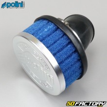 Short PHBL and PHBH 30 ° carburettor air filter Polini blue