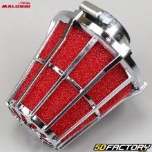 Filter air foam horn straight &Oslash;32 mm PHBG, PHBL Mikuni Malossi red chrome support