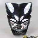 Matte black universal headlight plate