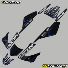 Deko-Kit Derbi Senda (XNUMX - XNUMX) Gencod Evo blau