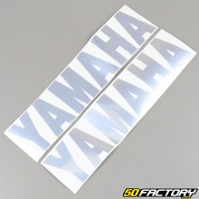 Stickers Yamaha chromés 320x75 mm (jeu de 2)