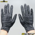 Gants nitrile jetables mécanicien Black Mamba noirs (x50paires)