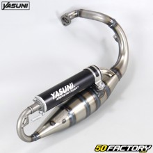 Exhaust Yasuni Black silencer R Peugeot vertical Speedfight,  Trekker... 50 2T