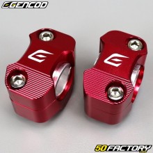 Riser manubrio 22mm e 28mm Gencod anodizzato rosso