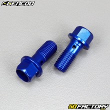 Banjo-Bremsschrauben ØXNUMXxXNUMX mm einzeln Gencod  blau (Packung mit XNUMX)