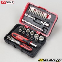 Sockets and bits 1 / 4 &quot; KS Tools Ultimate (set of 27 pieces)