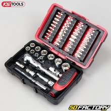 Werkzeugset mit Stecknüssen und Bits 1 / 4 " KsTools Ultimate  (Satz 52-Teile)