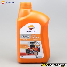 Aceite de motor 4T 25W60 Repsol Moto High Mileage 1L