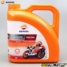 Aceite de motor 4T 10W40 Repsol Moto Racing 100% de síntesis 4L