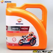 Aceite de motor 4T 5W40 Repsol Moto Racing 100% de síntesis 4L
