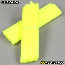 Spoke skin cover Gencod  neon yellow (kit)