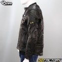 Leather jacket Restone CE approved motorcycle black