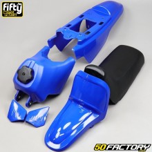 Kit de plástico completo Yamaha  PW XNUMX Fifty  azul