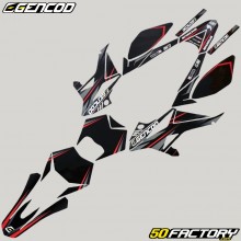 Kit grafiche adesivi Beta RR50 (2011 - 2020) Gencod Evo rosso